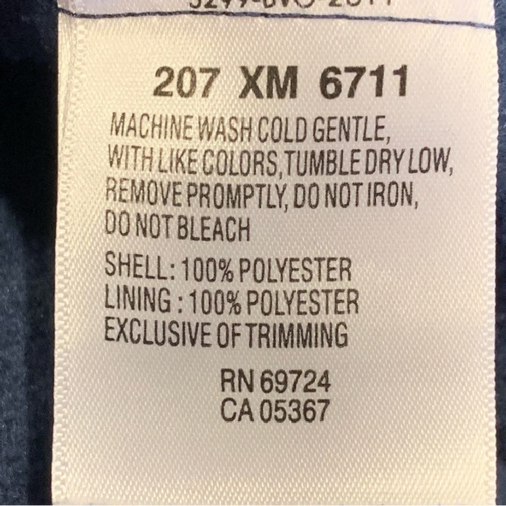 Columbia Blue Fleece Full-zip Jacket L - Picture 5 of 9
